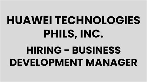 huawei technologies phils inc